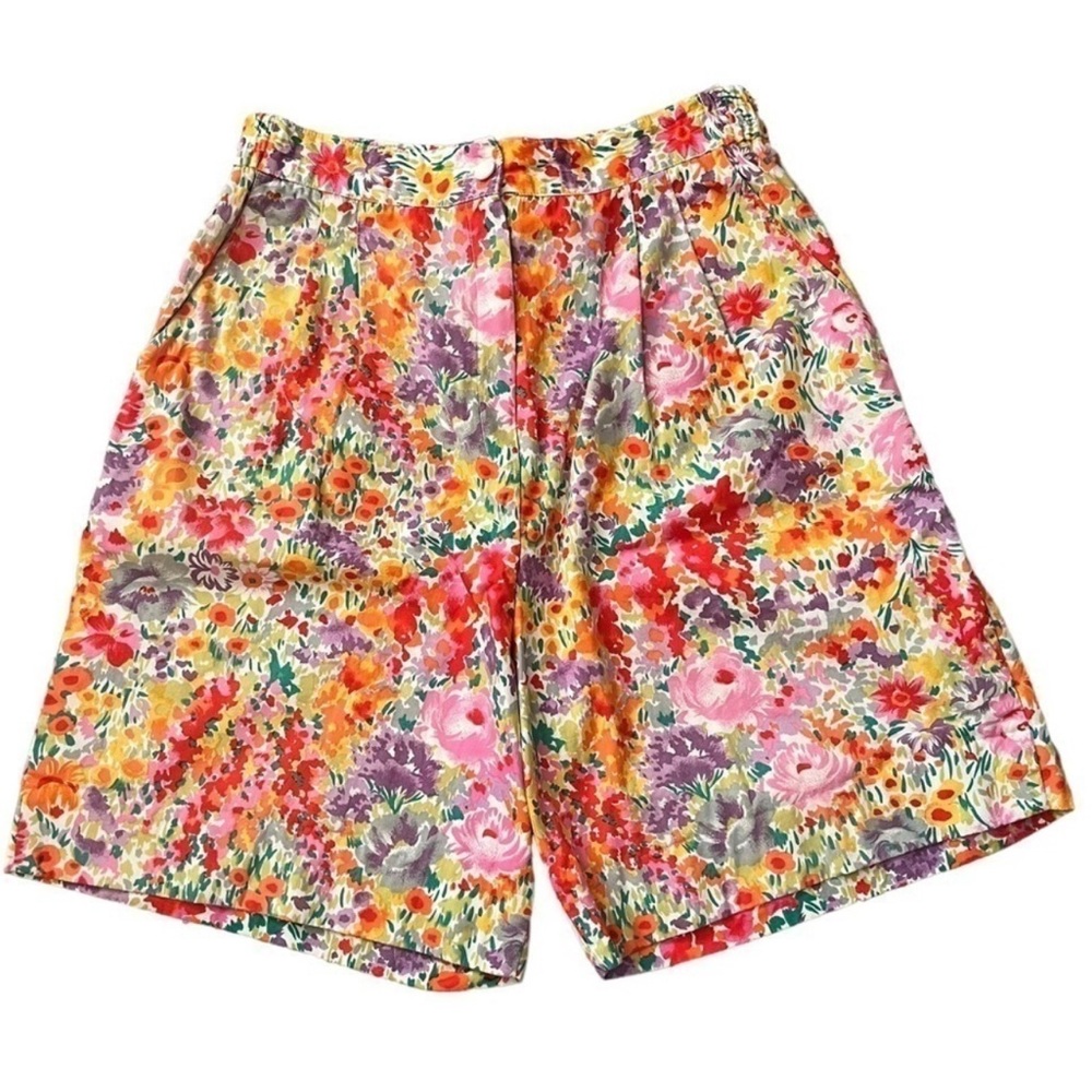 Vintage Multicolor Floral Shorts